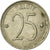 Moneta, Belgia, 25 Centimes, 1967, Brussels, EF(40-45), Miedź-Nikiel, KM:154.1