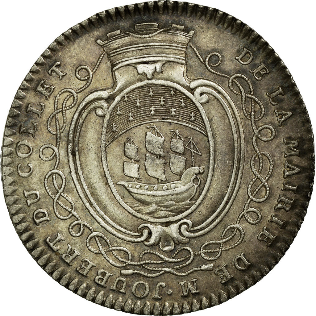 France, Token, Royal, 1762, AU(55-58), Silver, Feuardent:8924