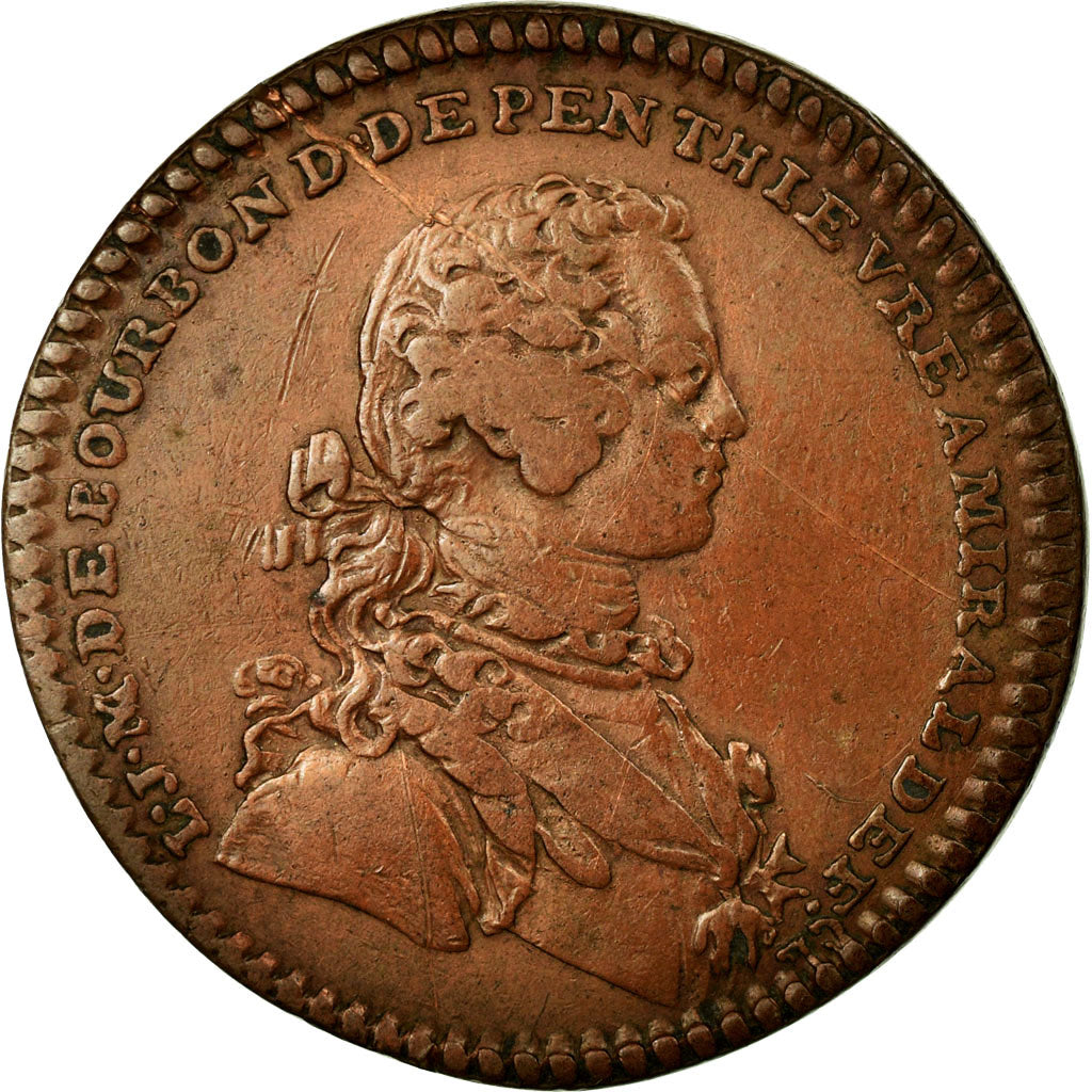 France, Token, Royal, 1739, EF(40-45), Copper, Feuardent:1366