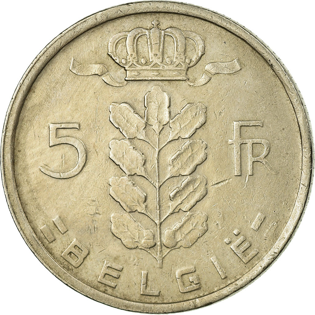 Monnaie, Belgique, 5 Francs, 5 Frank, 1970, TTB, Copper-nickel, KM:135.1