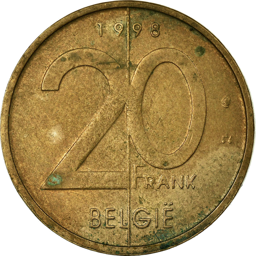 Coin, Belgium, Albert II, 20 Francs, 20 Frank, 1998, Brussels, EF(40-45)