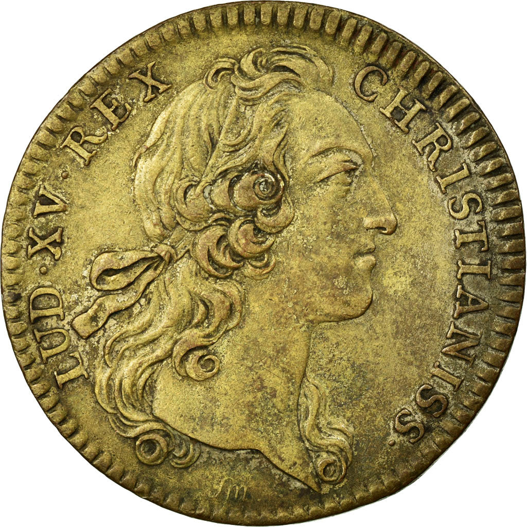 Frankrijk, Token, Royal, 1742, ZF+, Koper, Feuardent:2057