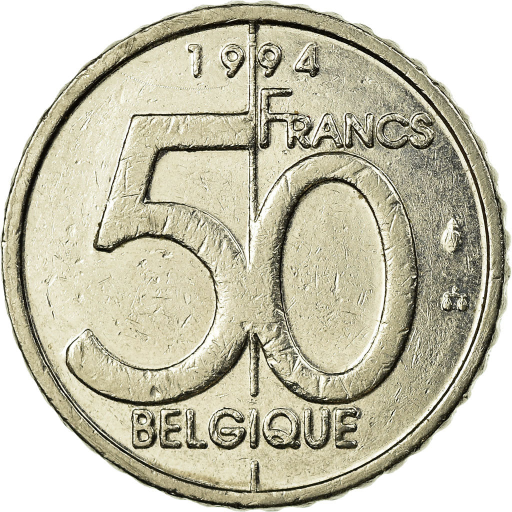 Coin, Belgium, Albert II, 50 Francs, 50 Frank, 1994, Brussels, EF(40-45)