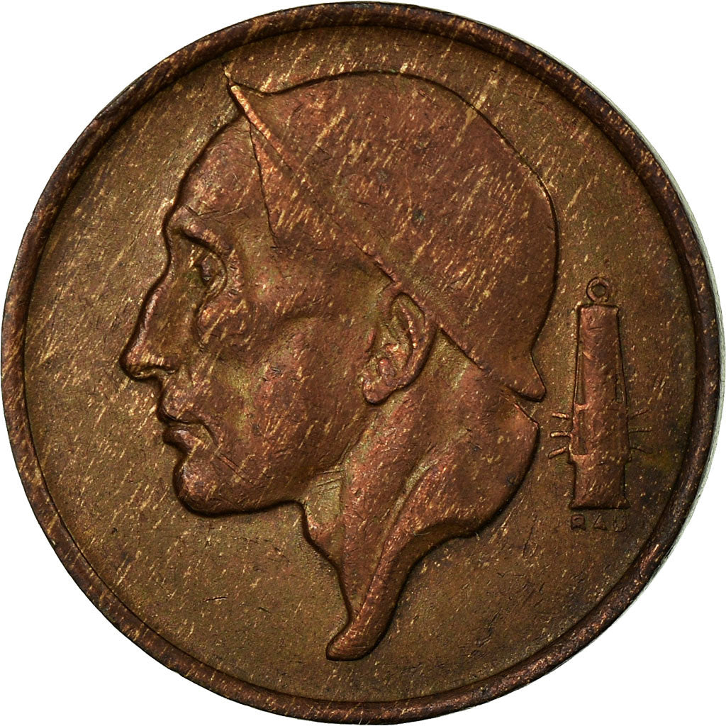 Coin, Belgium, Baudouin I, 50 Centimes, 1963, EF(40-45), Bronze, KM:149.1