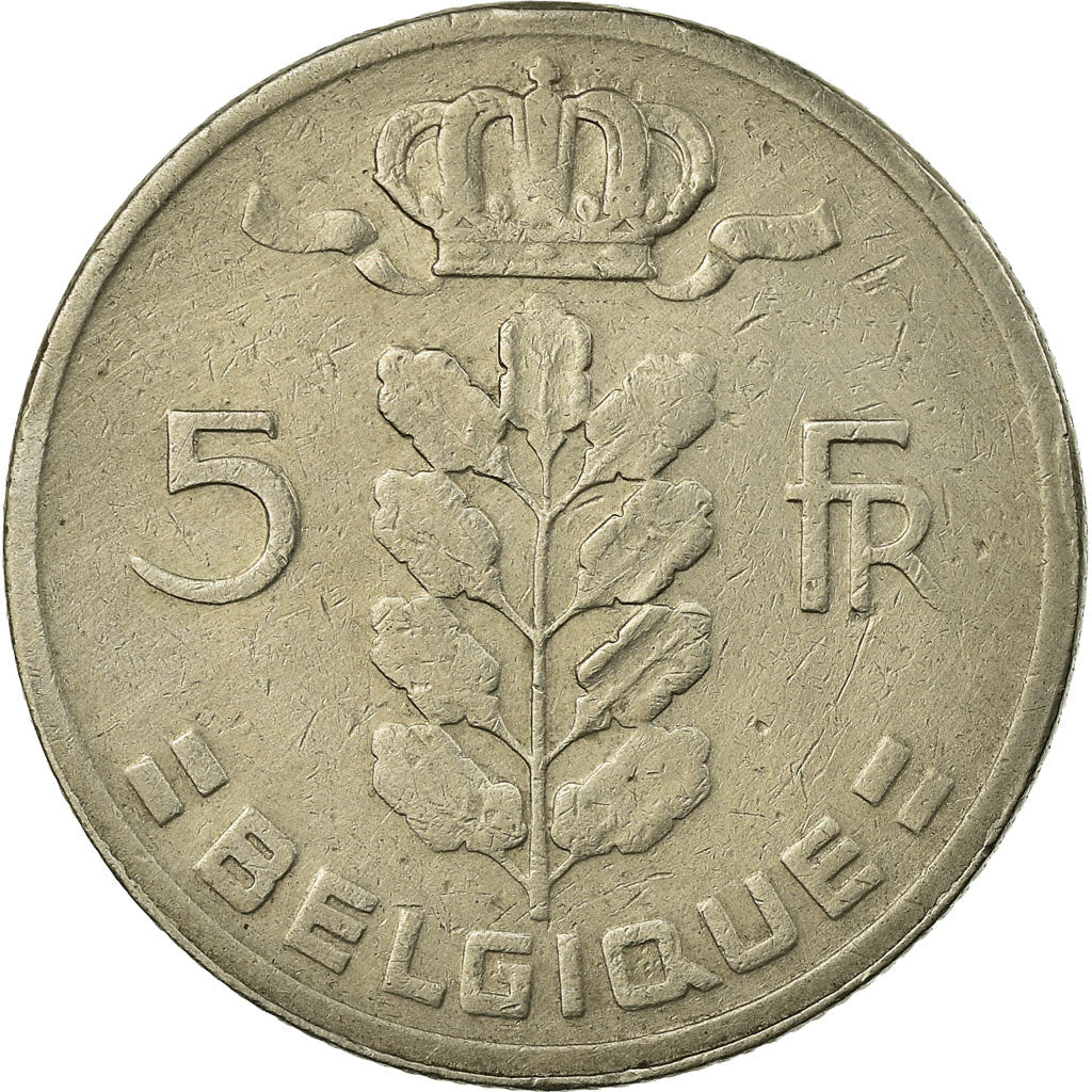 Moeda, Bélgica, 5 Francs, 5 Frank, 1964, EF(40-45), Cobre-níquel, KM:134.1