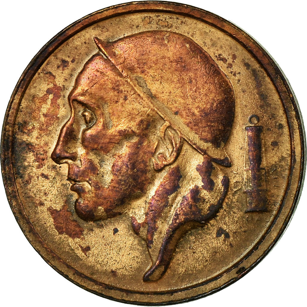 Coin, Belgium, 20 Centimes, 1960, EF(40-45), Bronze, KM:147.1