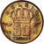 Moneta, Belgia, Baudouin I, 50 Centimes, 1993, EF(40-45), Bronze, KM:149.1