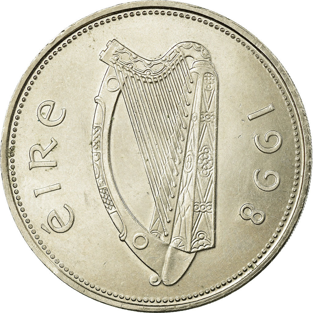 Munten, REPUBLIEK IERLAND, Punt, Pound, 1998, ZF, Copper-nickel, KM:27