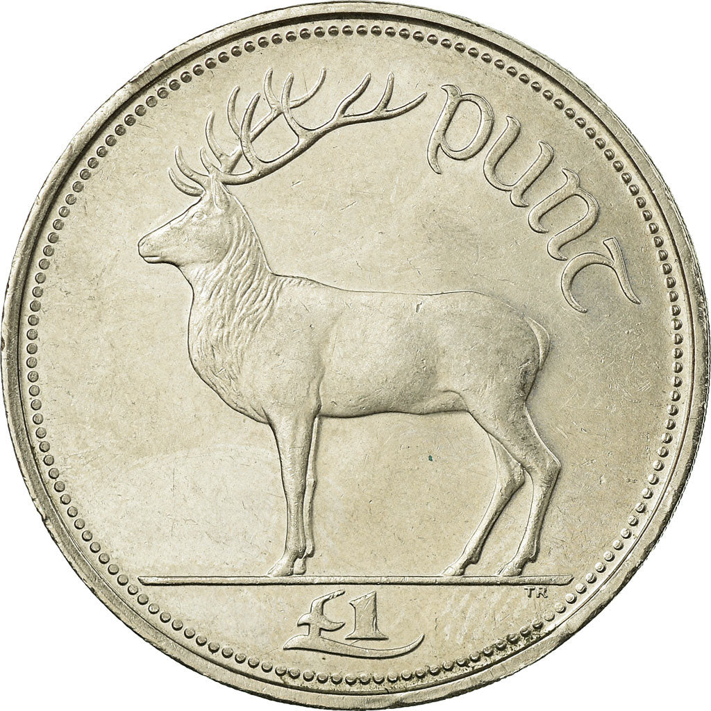 Munten, REPUBLIEK IERLAND, Punt, Pound, 1998, ZF, Copper-nickel, KM:27