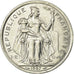 Coin, New Caledonia, 2 Francs, 1987, Paris, AU(55-58), Aluminum, KM:14