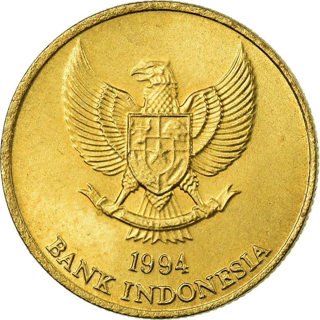 Coin, Indonesia, 50 Rupiah, 1994, EF(40-45), Aluminum-Bronze, KM:52