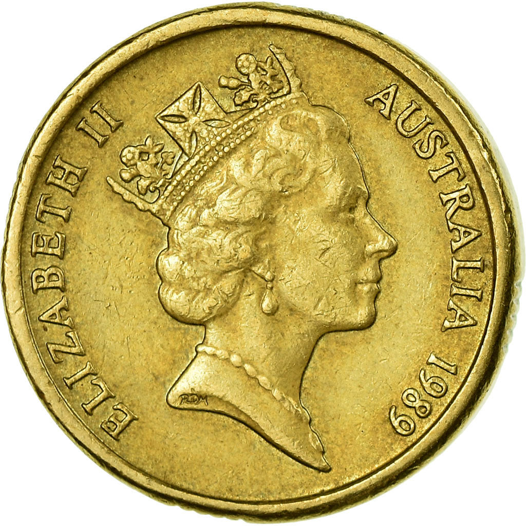 Coin, Australia, Elizabeth II, 2 Dollars, 1989, EF(40-45), Aluminum-Bronze