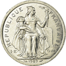Monnaie, Nouvelle-Calédonie, 2 Francs, 1989, Paris, SUP, Aluminium, KM:14