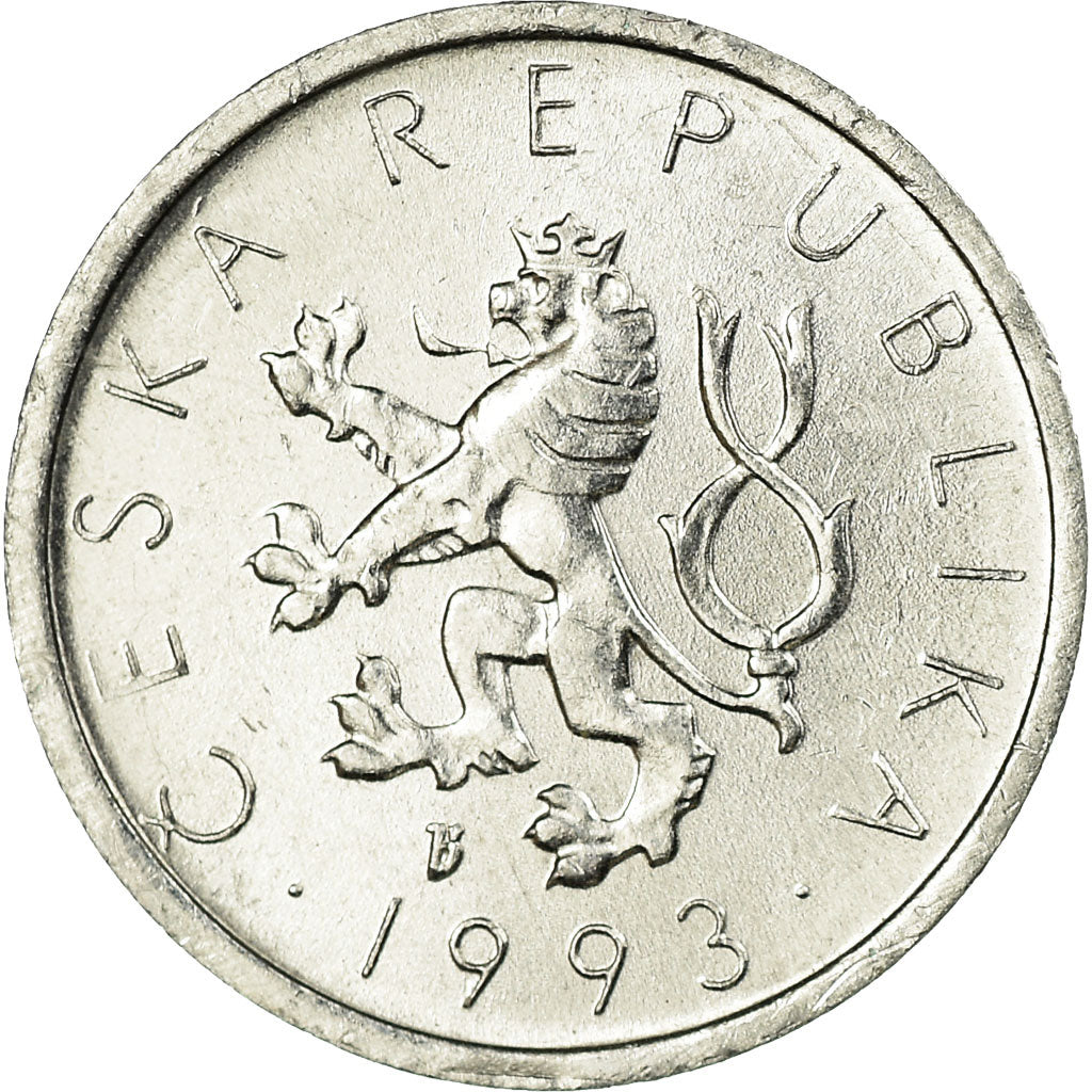 Moneta, Repubblica Ceca, 10 Haleru, 1993, SPL-, Alluminio, KM:6