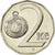 Moneta, Repubblica Ceca, 2 Koruny, 1993, BB, Acciaio placcato nichel, KM:9