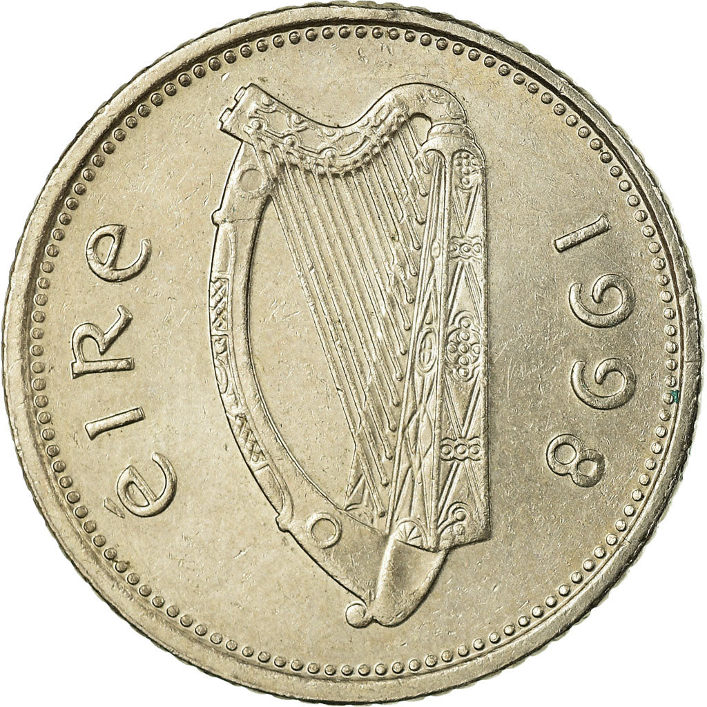 Coin, IRELAND REPUBLIC, 10 Pence, 1998, EF(40-45), Copper-nickel, KM:29