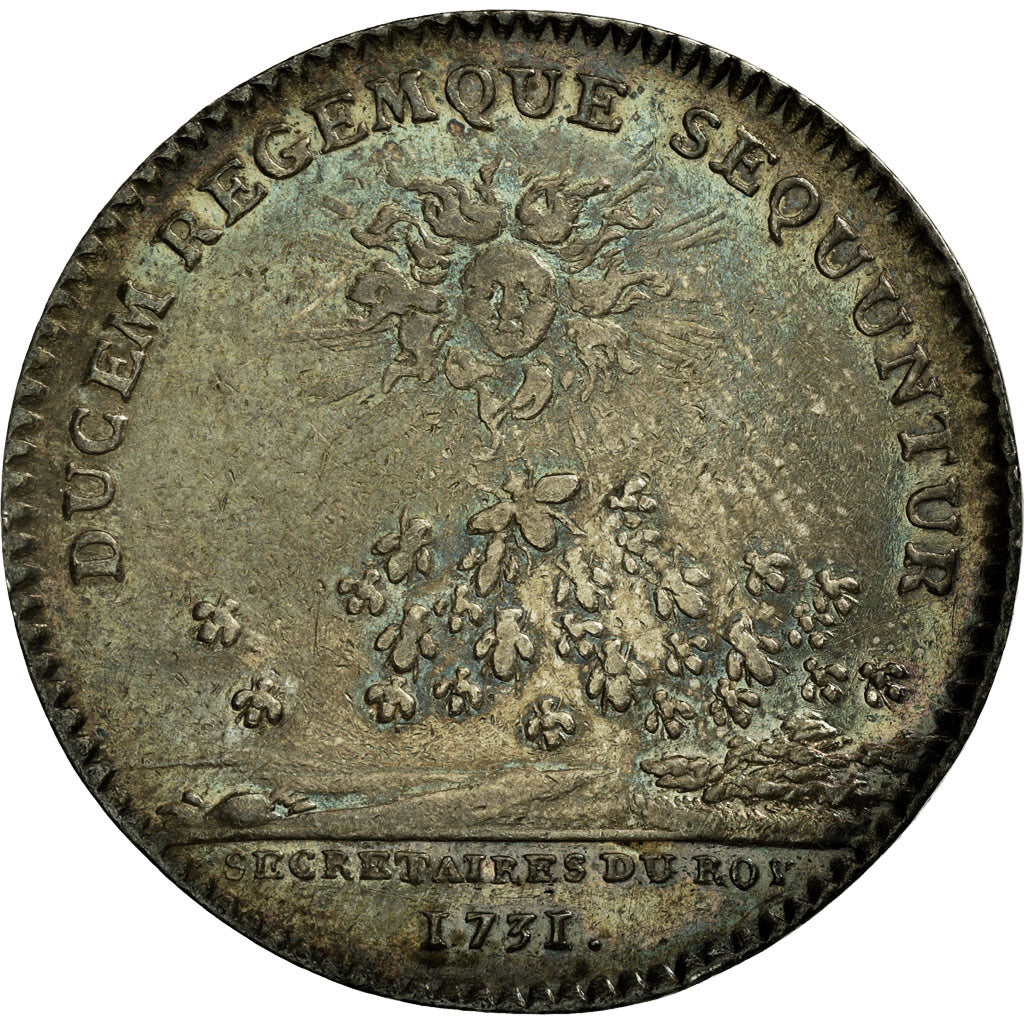 France, Token, Royal, 1731, EF(40-45), Silver, Feuardent:334
