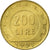 Coin, Italy, 200 Lire, 1991, Rome, AU(55-58), Aluminum-Bronze, KM:105