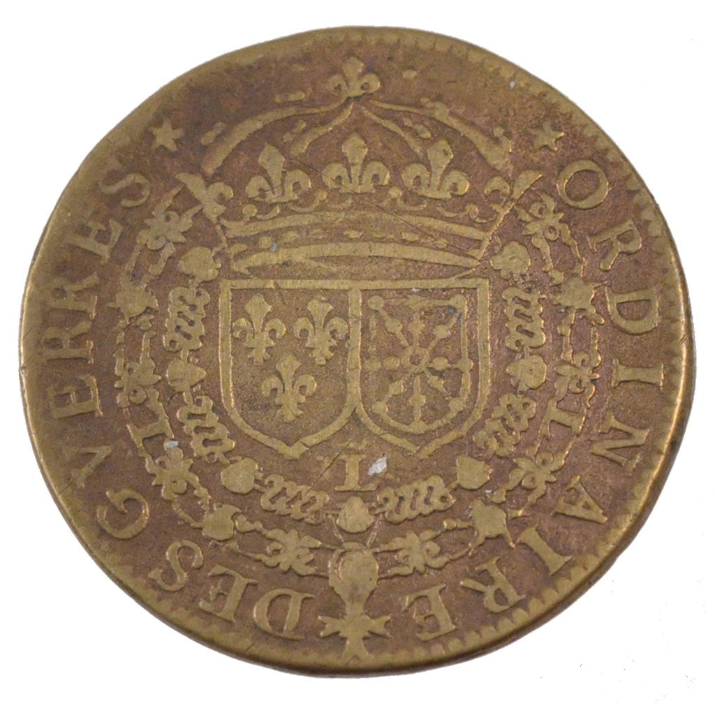 France, Royal, Token, VF(30-35), Copper, Feuardent #397, 6.95