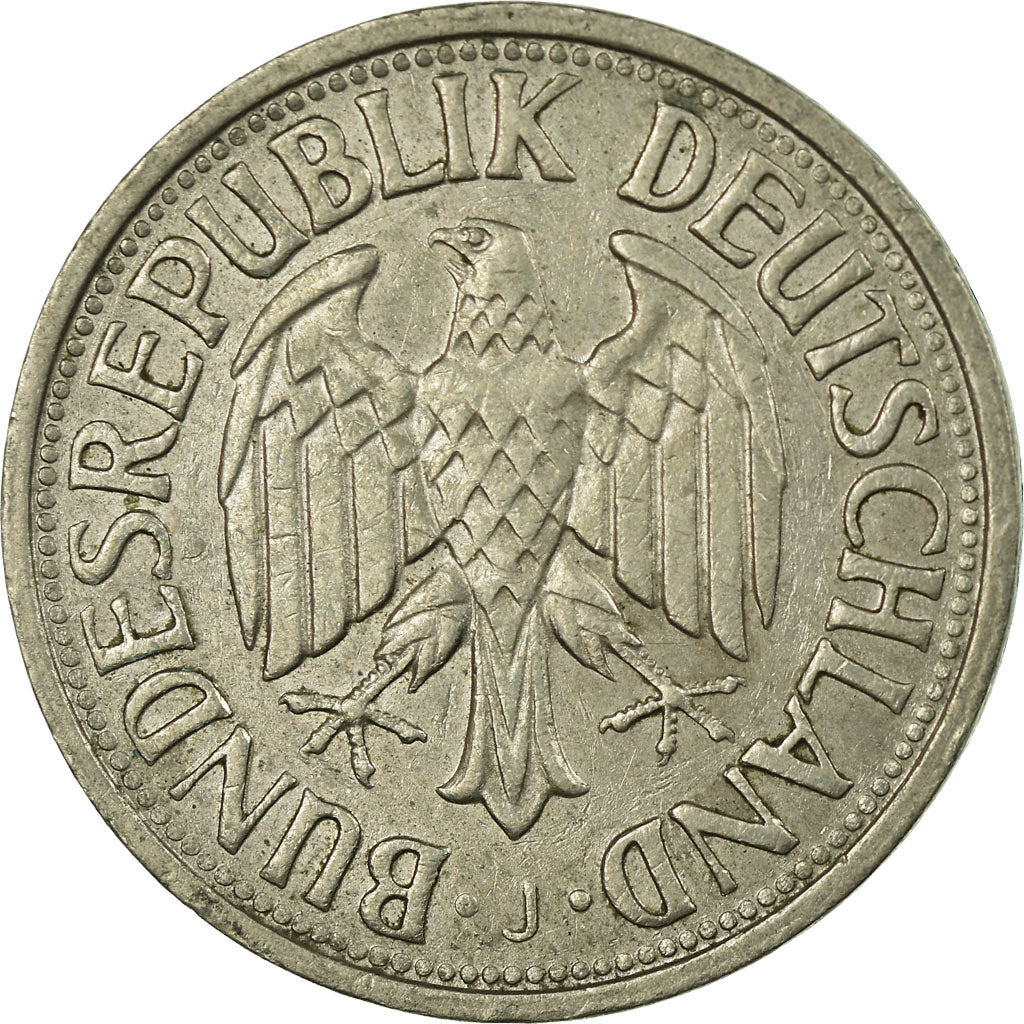 Coin, GERMANY - FEDERAL REPUBLIC, Mark, 1964, Hambourg, EF(40-45)