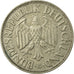 Coin, GERMANY - FEDERAL REPUBLIC, Mark, 1962, Karlsruhe, EF(40-45)