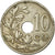 Moneta, Belgio, 10 Centimes, 1921, MB, Rame-nichel, KM:86