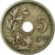 Moneta, Belgia, 5 Centimes, 1910, EF(40-45), Miedź-Nikiel, KM:66