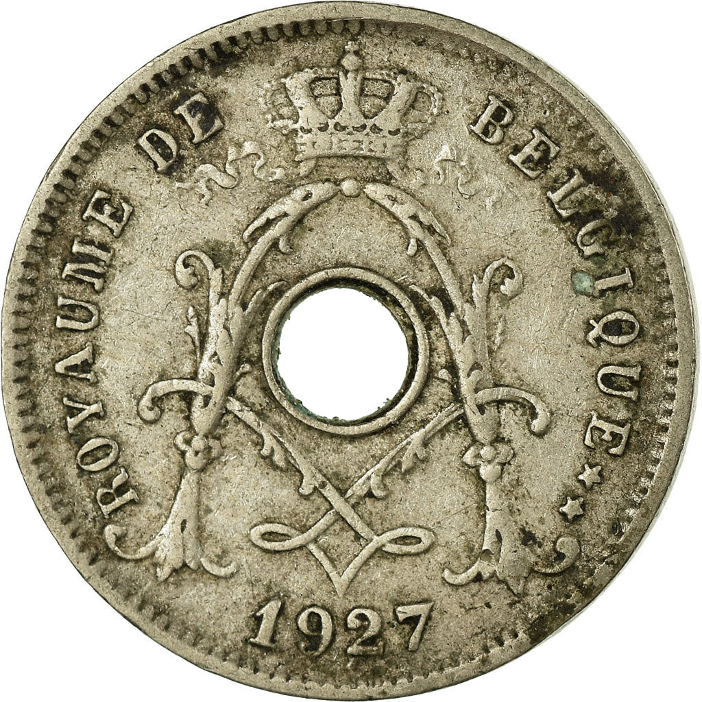 Coin, Belgium, 5 Centimes, 1927, EF(40-45), Copper-nickel, KM:66