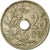 Coin, Belgium, 25 Centimes, 1928, EF(40-45), Copper-nickel, KM:69