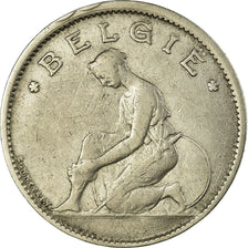 Moneta, Belgia, Franc, 1935, EF(40-45), Nikiel, KM:90