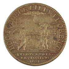 France, Royal, Token, 1601, EF(40-45), Copper, Feuardent #2174, 6.45