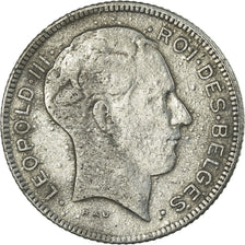 Coin, Belgium, 5 Francs, 5 Frank, 1945, EF(40-45), Zinc, KM:129.1