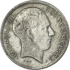 Moneta, Belgia, 5 Francs, 5 Frank, 1945, EF(40-45), Cynk, KM:129.1
