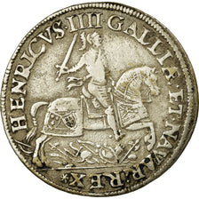 France, Token, Royal, 1596, AU(50-53), Brass, Feuardent:11860