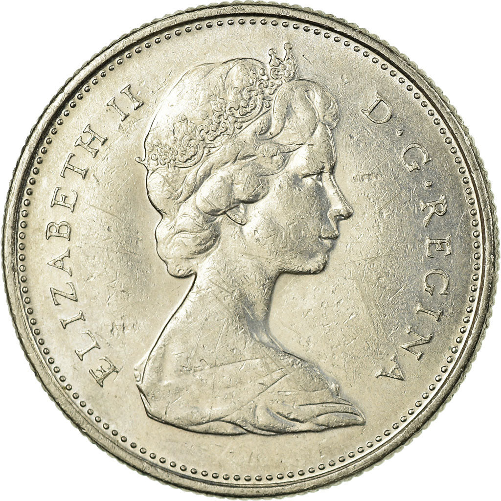 Coin, Canada, Elizabeth II, 25 Cents, 1976, Royal Canadian Mint, Ottawa