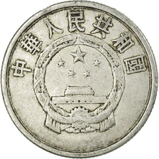 Münze, CHINA, PEOPLE'S REPUBLIC, 5 Fen, 1956, SS, Aluminium, KM:3