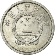 Coin, CHINA, PEOPLE'S REPUBLIC, 2 Fen, 1979, EF(40-45), Aluminum, KM:2