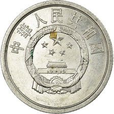Coin, CHINA, PEOPLE'S REPUBLIC, 2 Fen, 1979, EF(40-45), Aluminum, KM:2