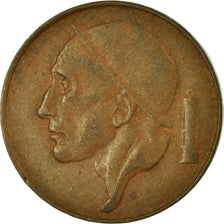 Coin, Belgium, 50 Centimes, 1952, EF(40-45), Bronze, KM:144