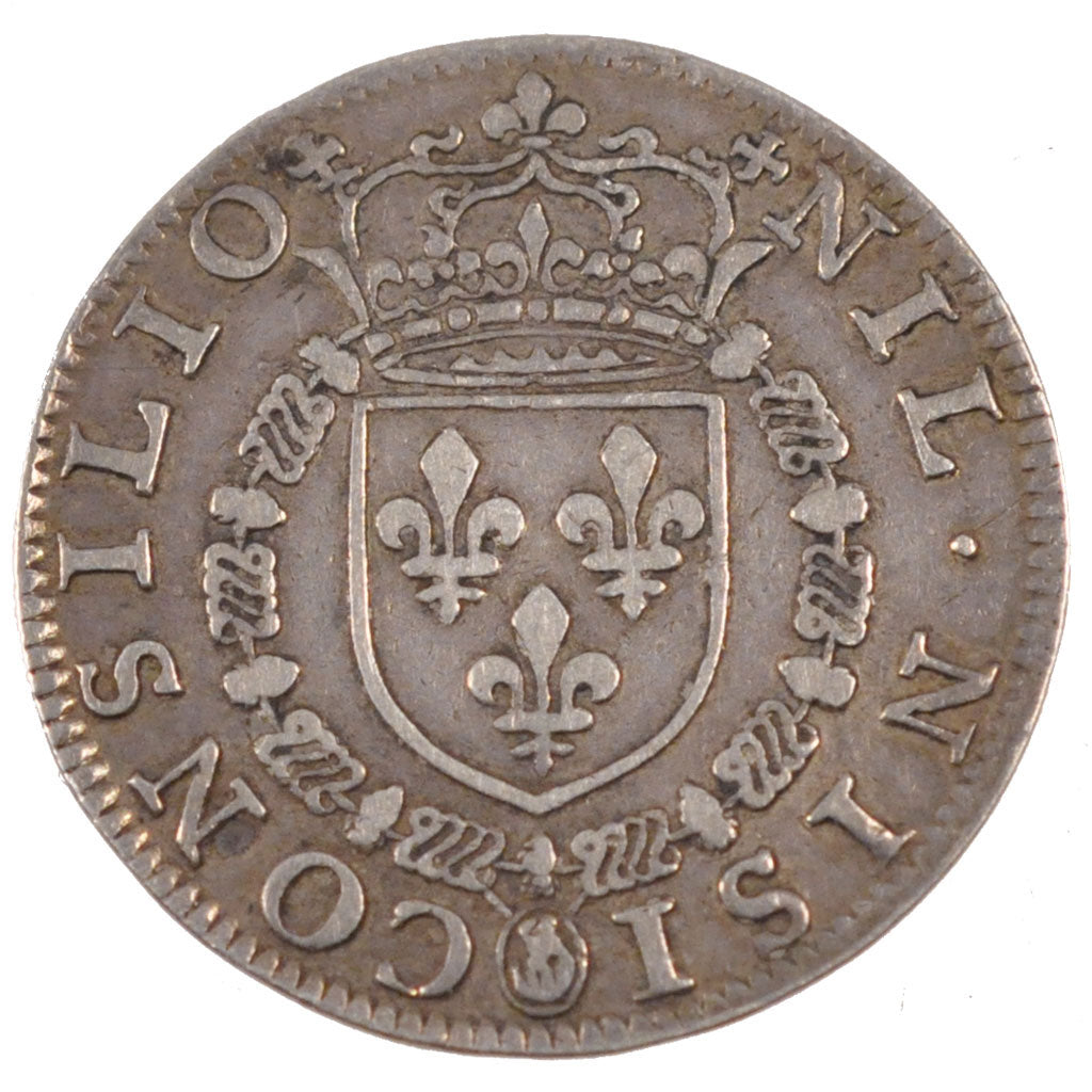 France, Royal, Token, 1584, AU(50-53), Silver, 4.55