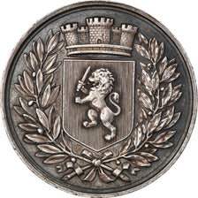 France, Medal, Agents de Change de Lyon, 1801, Barre, AU(55-58), Silver