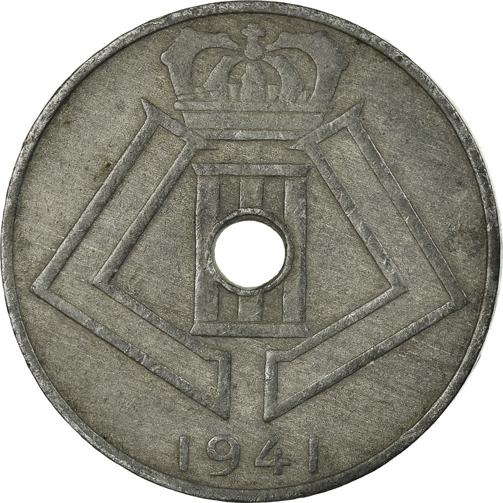 Coin, Belgium, 10 Centimes, 1941, VF(30-35), Zinc, KM:125