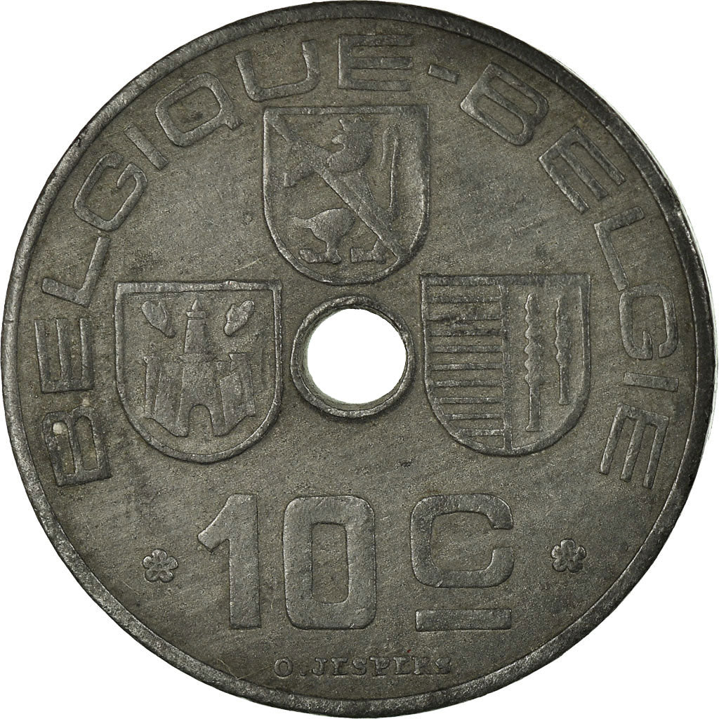 Coin, Belgium, 10 Centimes, 1941, VF(30-35), Zinc, KM:125