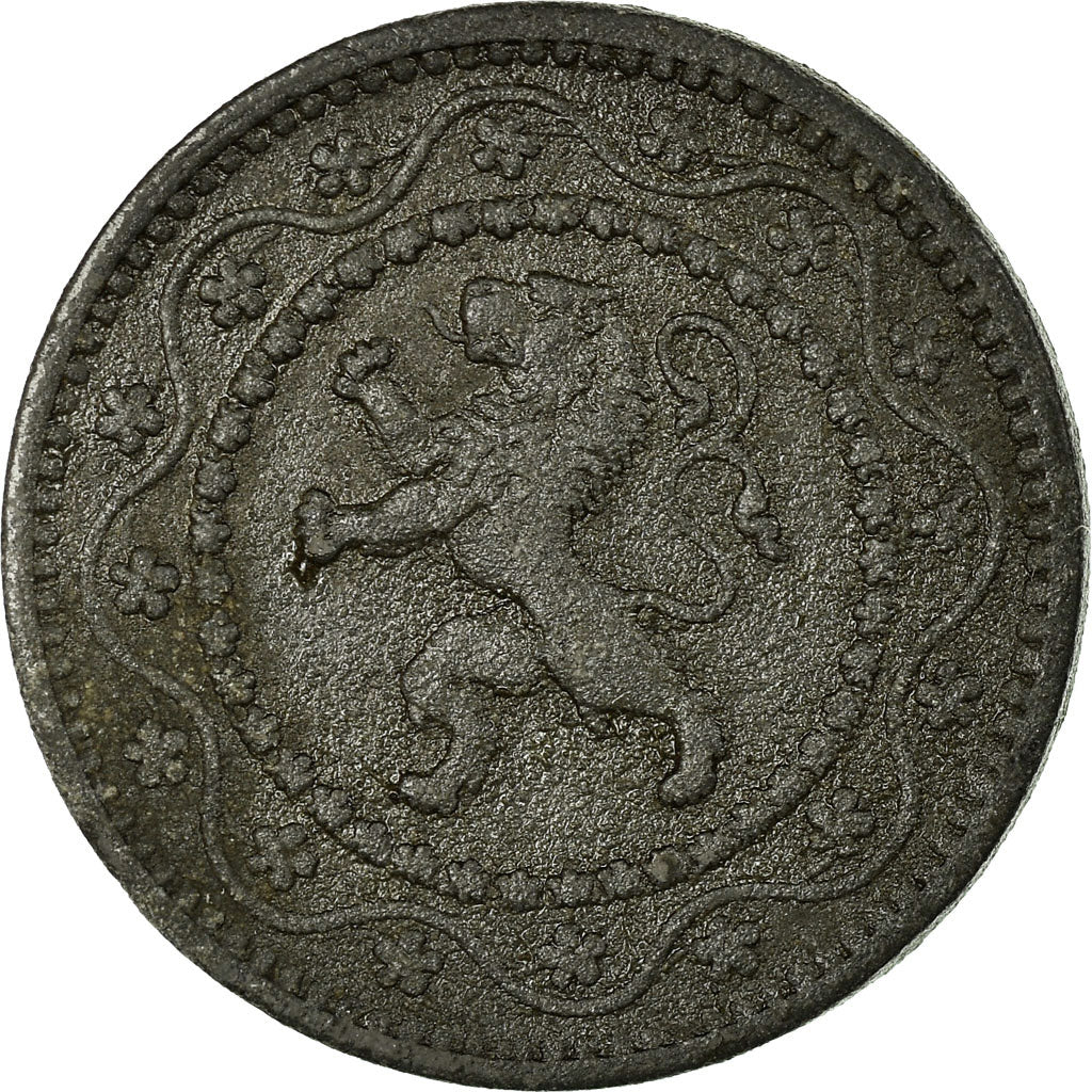 Moeda, Bélgica, 10 Centimes, 1916, VF(30-35), Zinco, KM:81