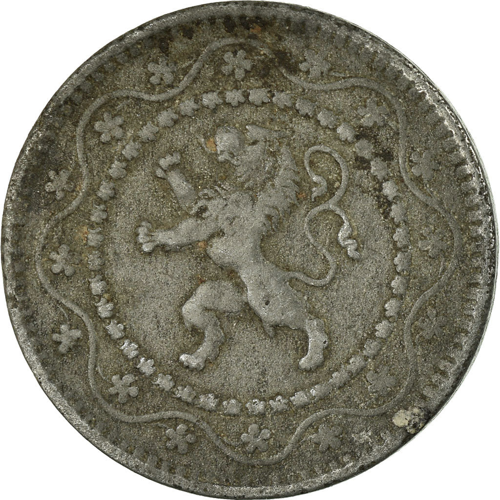 Coin, Belgium, 10 Centimes, 1917, VF(30-35), Zinc, KM:81