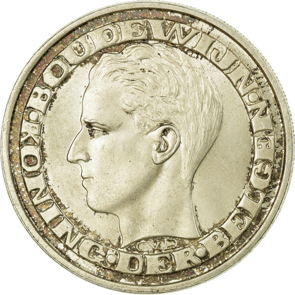 Coin, Belgium, 50 Francs, 50 Frank, 1958, Brussels, EF(40-45), Silver, KM:151.1