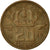 Moeda, Bélgica, 20 Centimes, 1959, EF(40-45), Bronze, KM:146