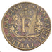 France, Royal, Token, VF(30-35), Copper, Feuardent #1709, 4.11