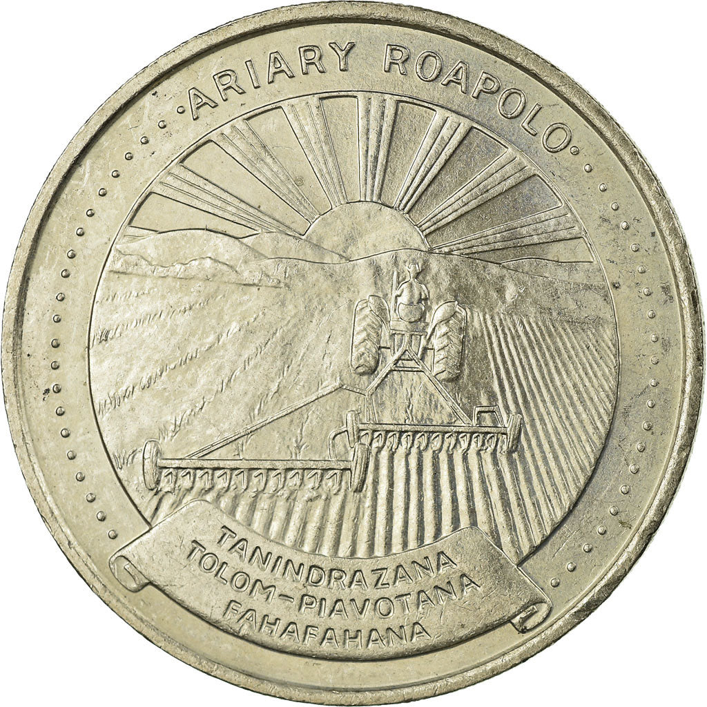 Coin, Madagascar, 20 Ariary, 1983, EF(40-45), Copper-nickel, KM:14b