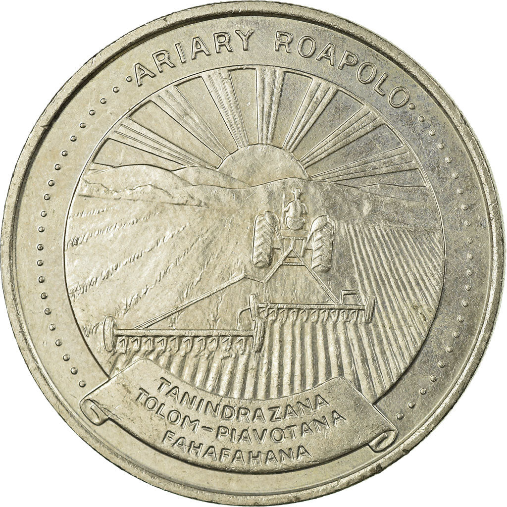 Coin, Madagascar, 20 Ariary, 1983, EF(40-45), Copper-nickel, KM:14b